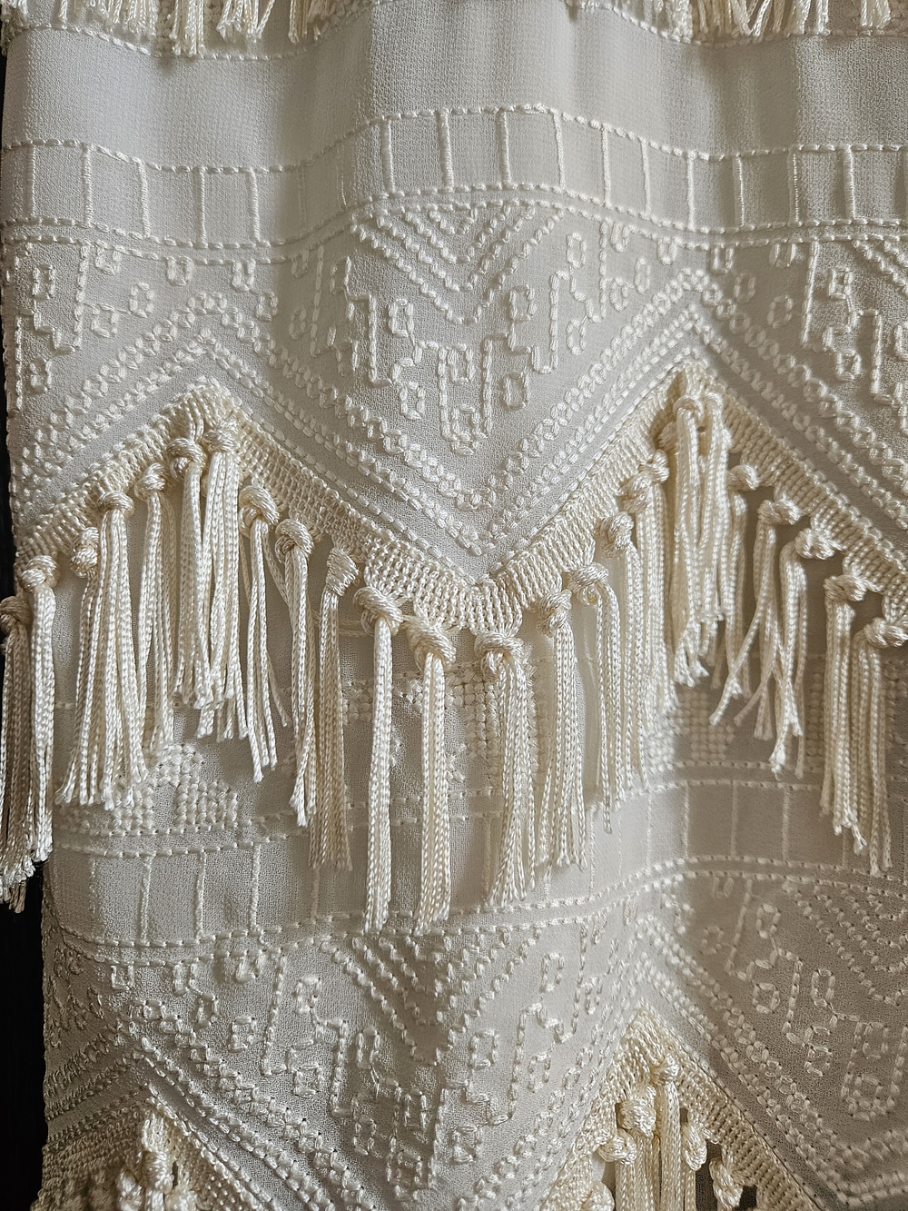 Art Deco Beaded Fringe Mini Dress • Gatsby Flapper Style •French Connection - Picture 7 of 10